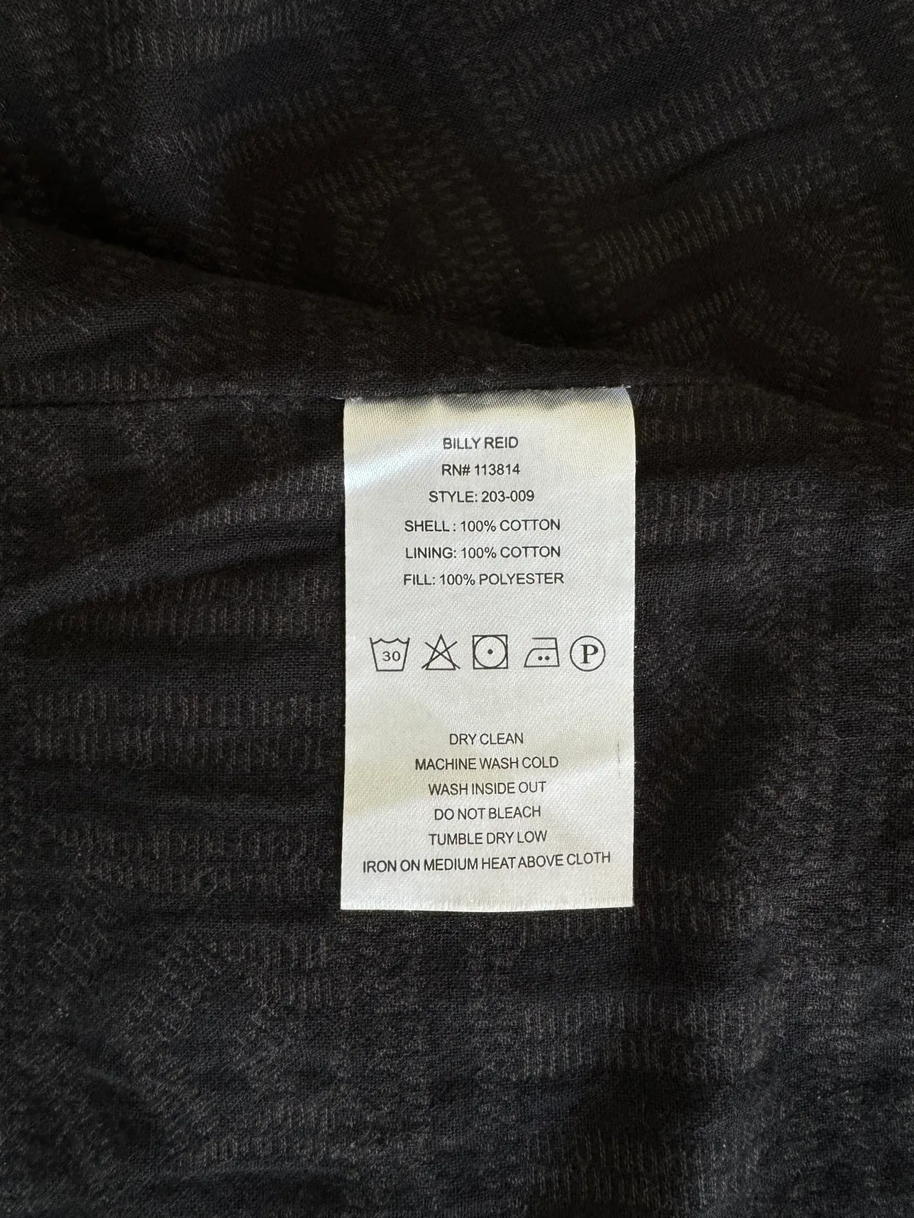 Billy Reid Black Quilted Jacket - Men’s image indicator(8)