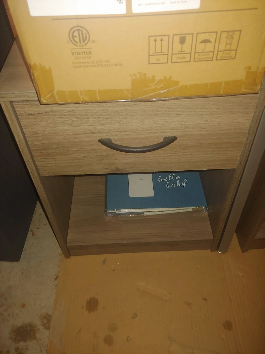 Nightstand - Set of 2 Greige 🧡 - photo 2
