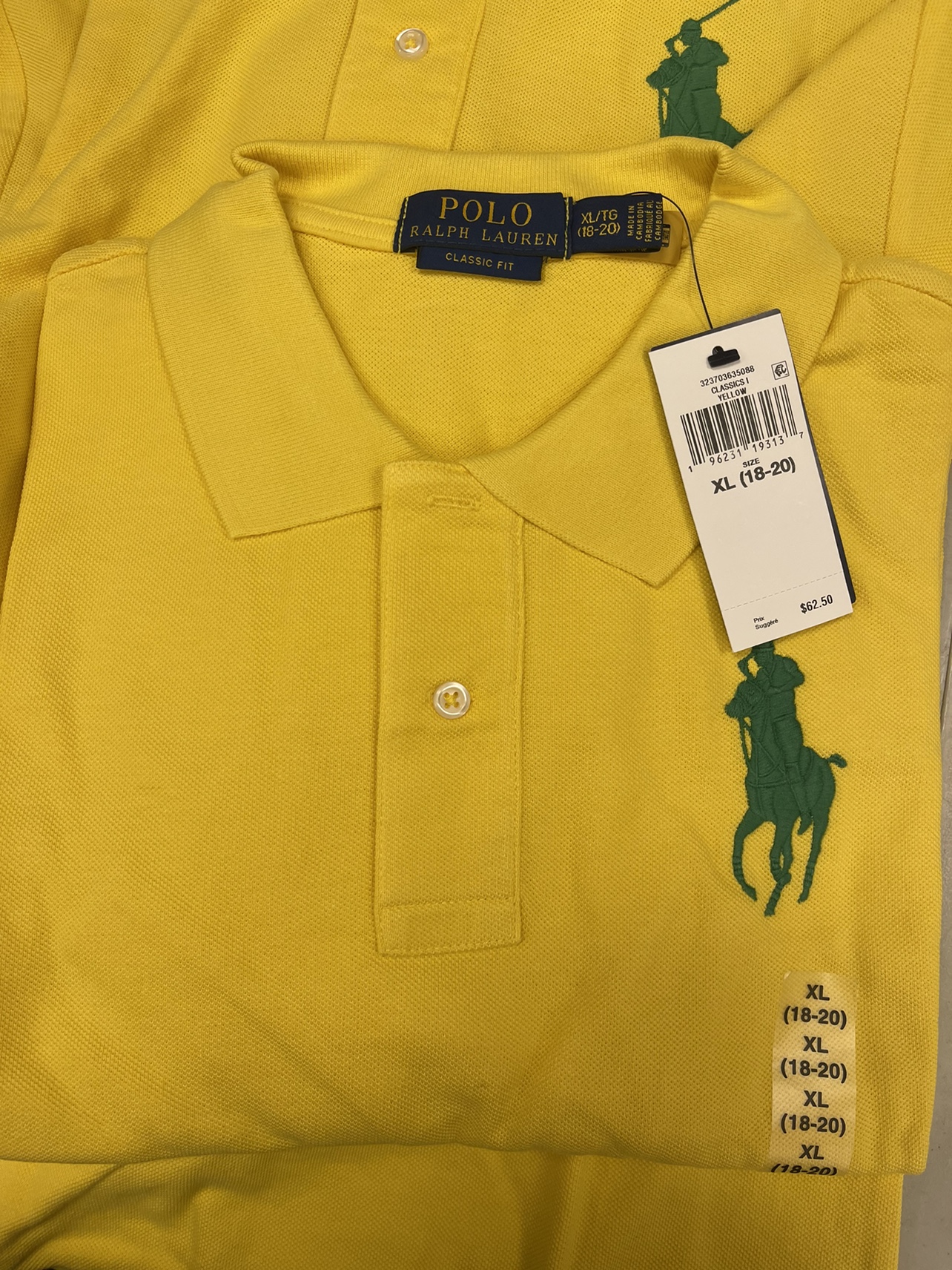 Polo Ralph Lauren Yellow Polo Shirt - photo 2