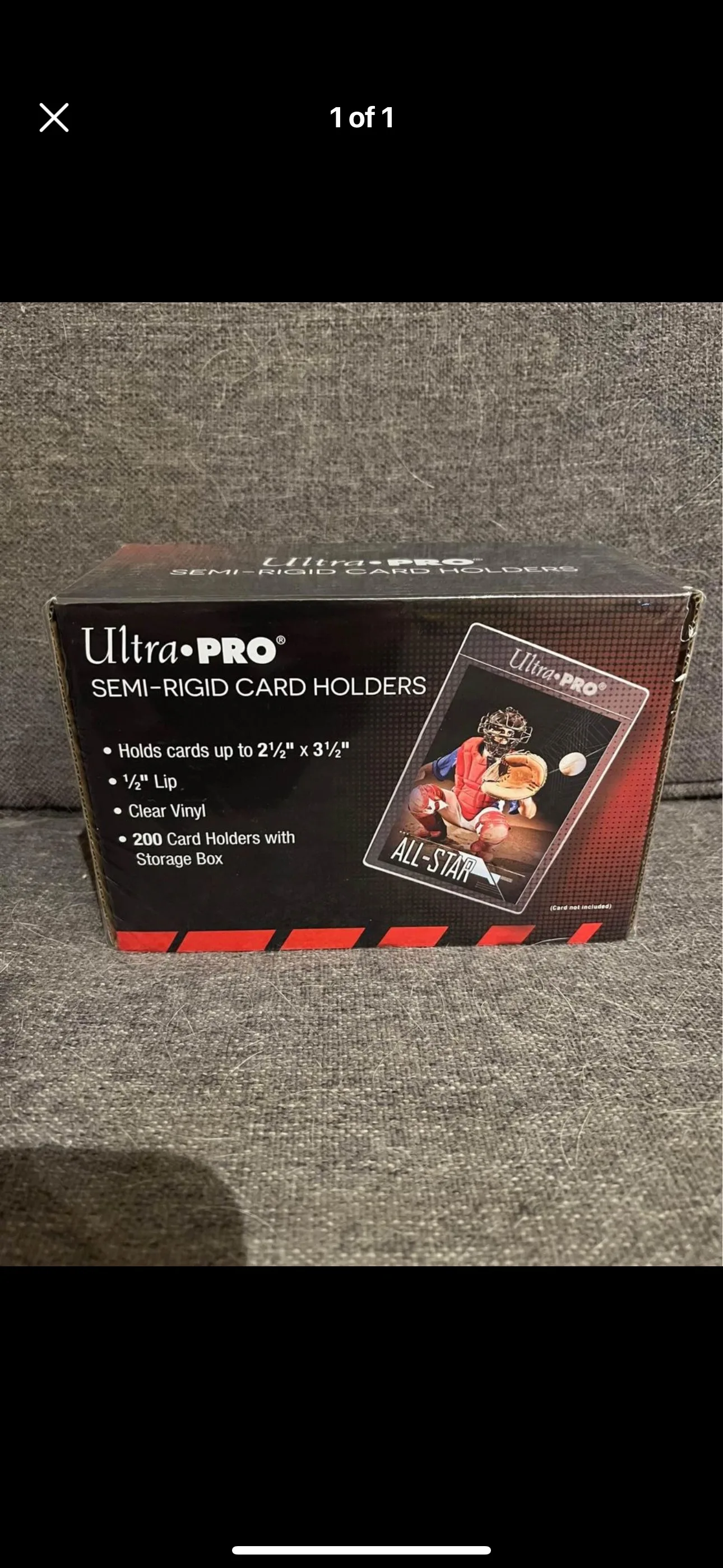 Ultra Pro 200 Count Semi-Rigid Card Holders