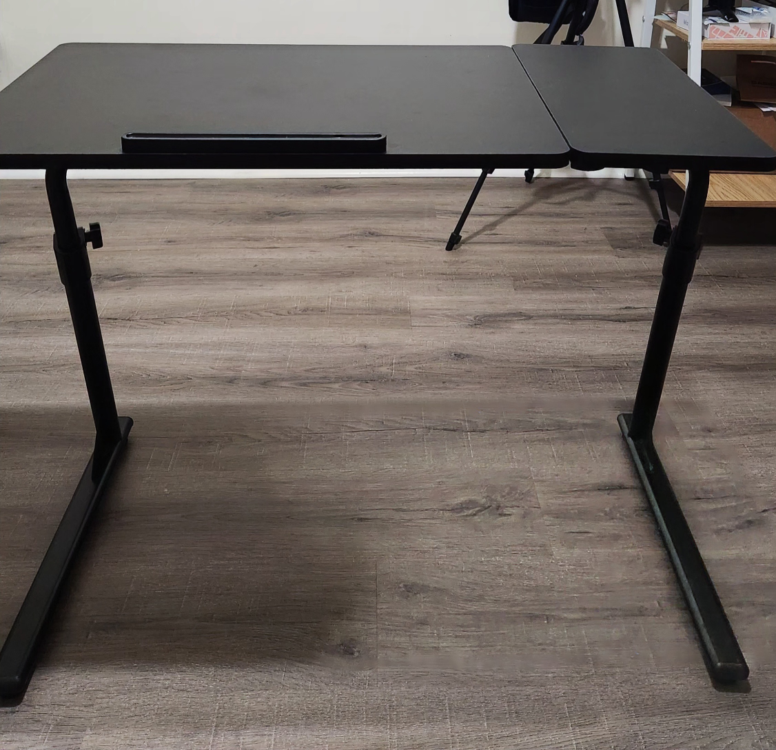 Black Adjustable Standing Desk