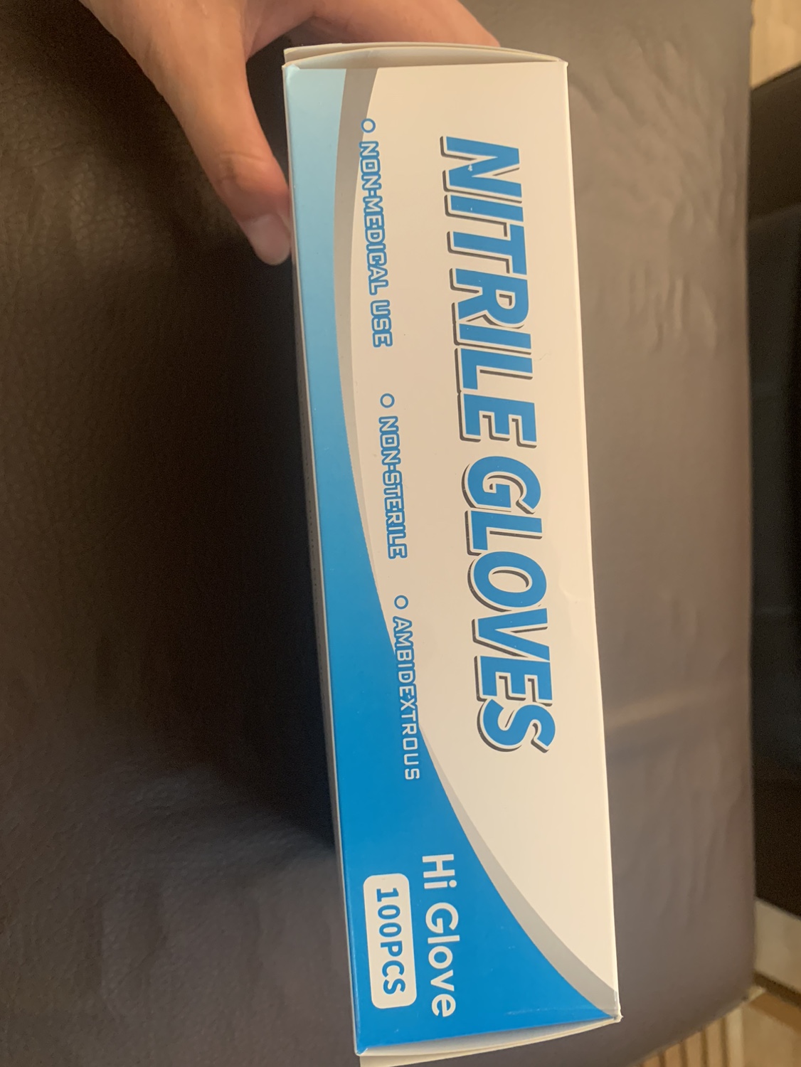Nitrile Gloves (100 Pack) Medium Size #freecycle - photo 2