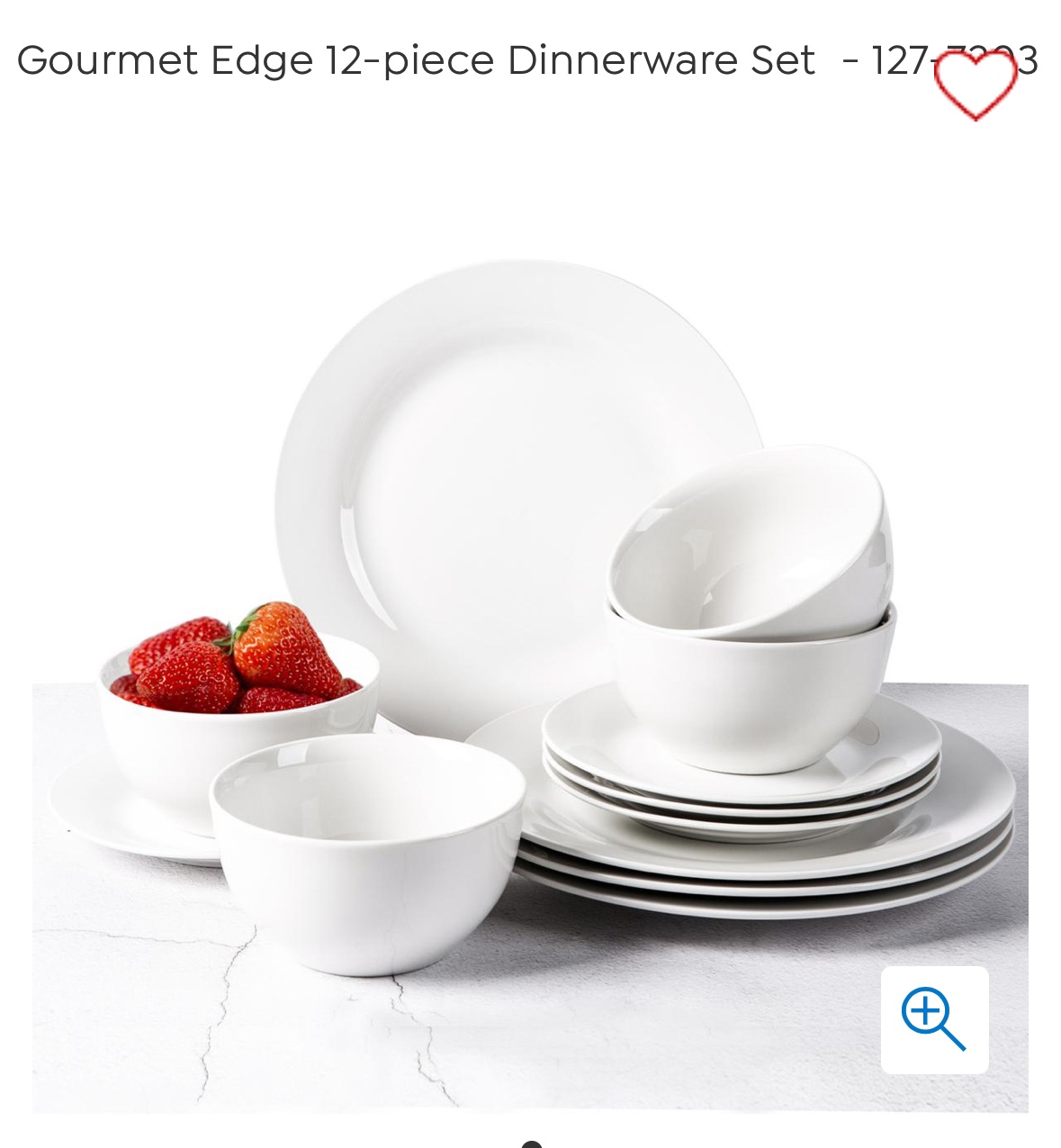 Gourmet Edge 12-piece Dinnerware Set - photo 4