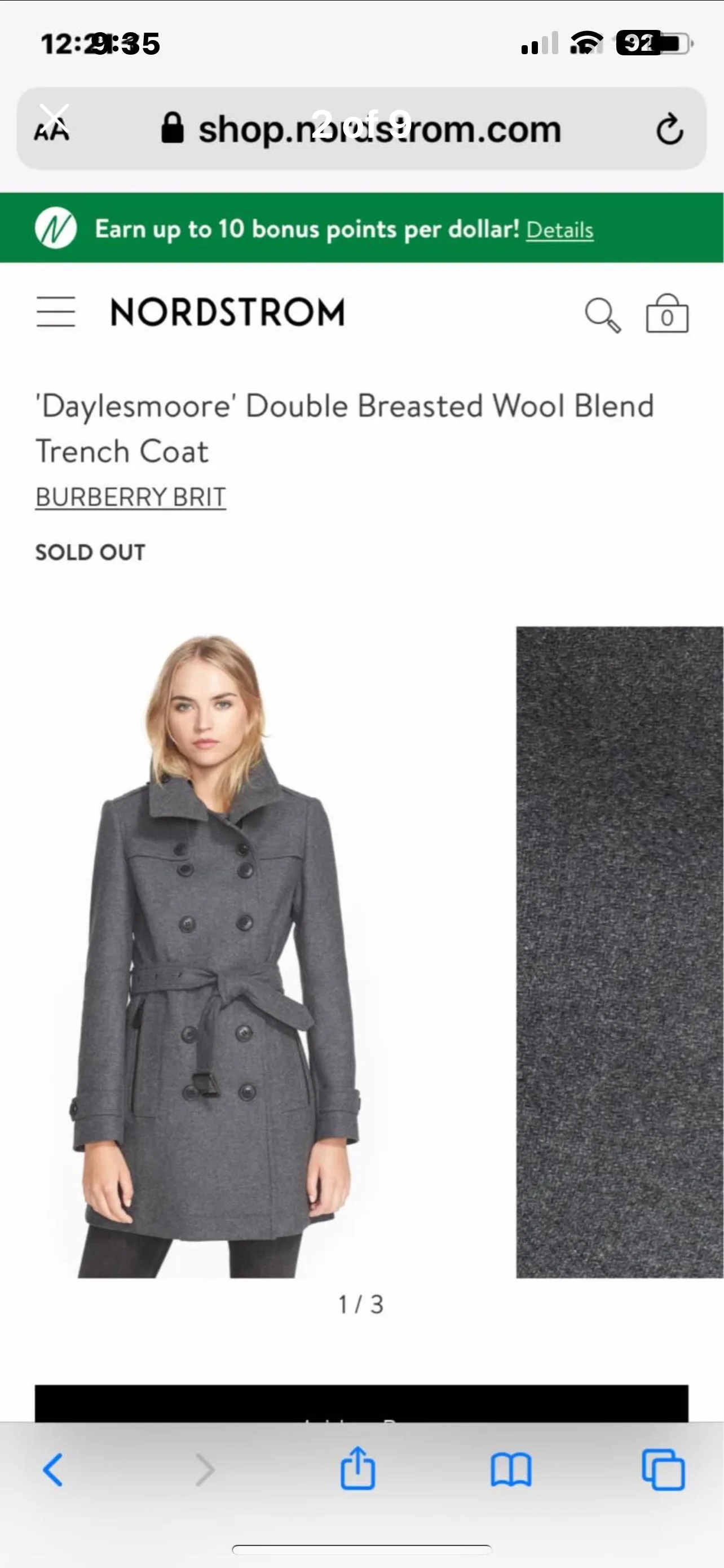 Burberry Brit Wool Coat image indicator(2)