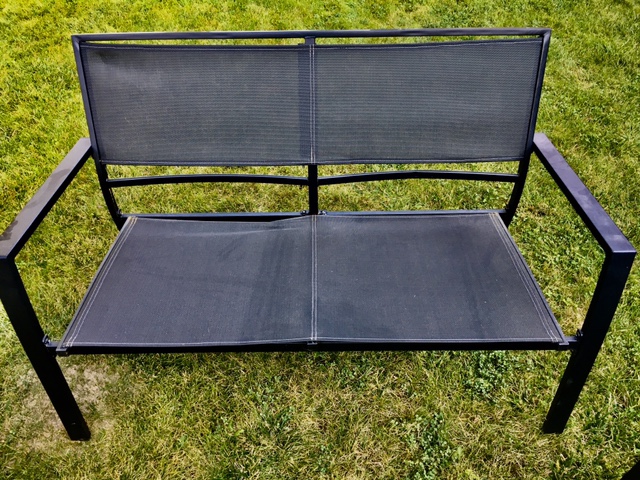 4 people conversation set great condition black colour comfy