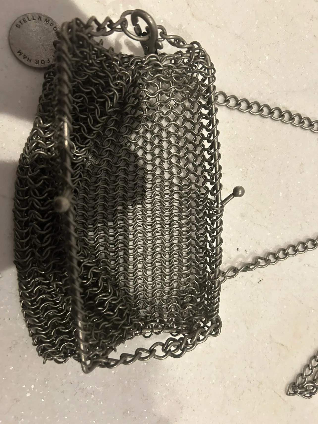 Vintage Stella McCartney metal chain link bag image indicator(5)