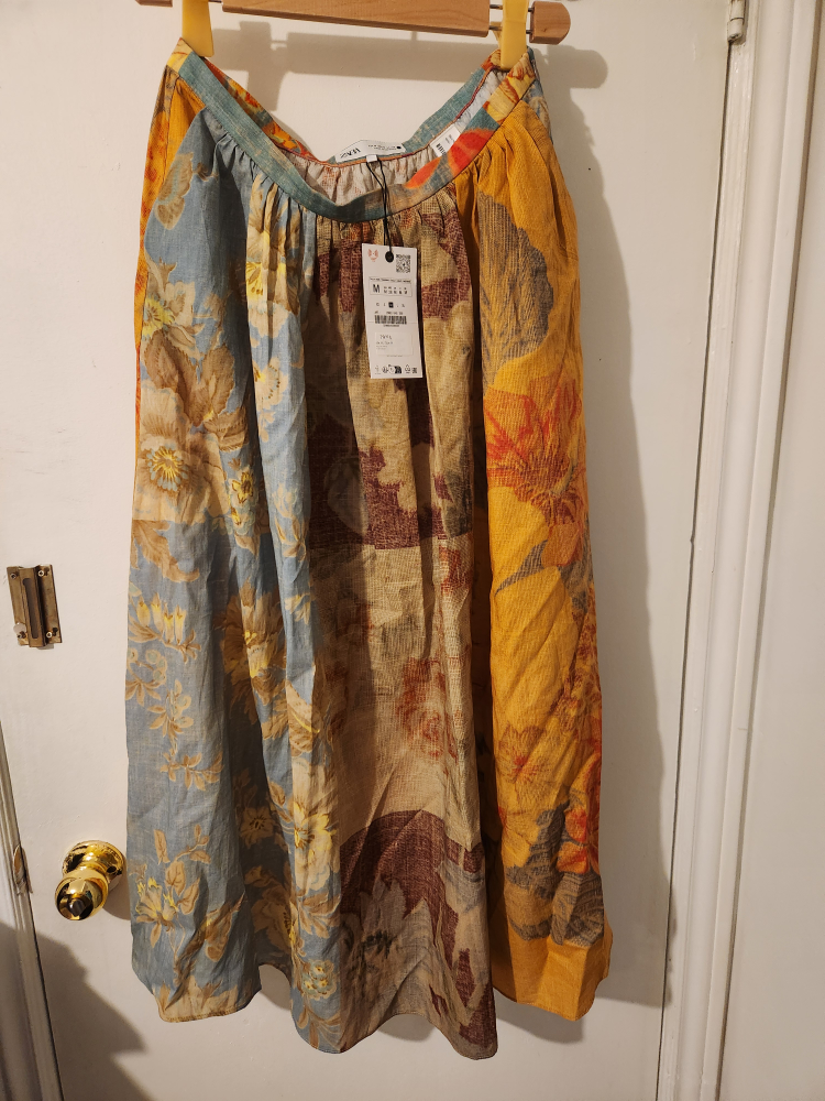 Zara Printed Midi Skirt (M) - photo 5