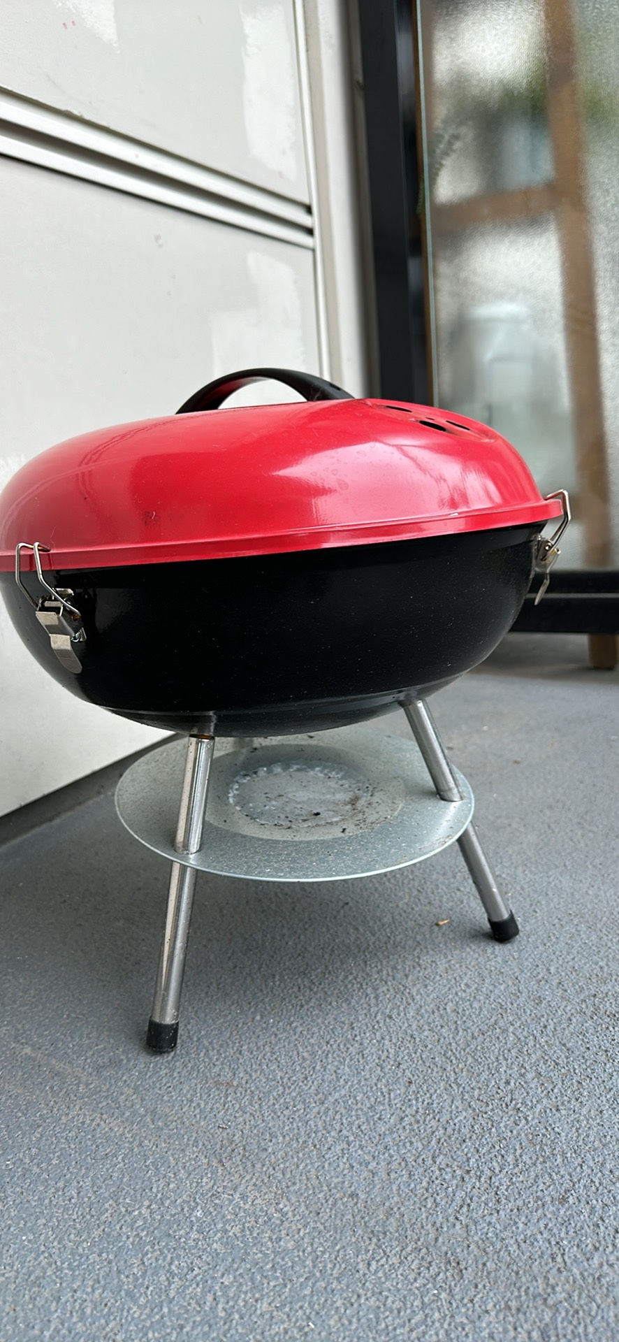 Portable 14-In Charcoal Kettle BBQ Grill - photo 2