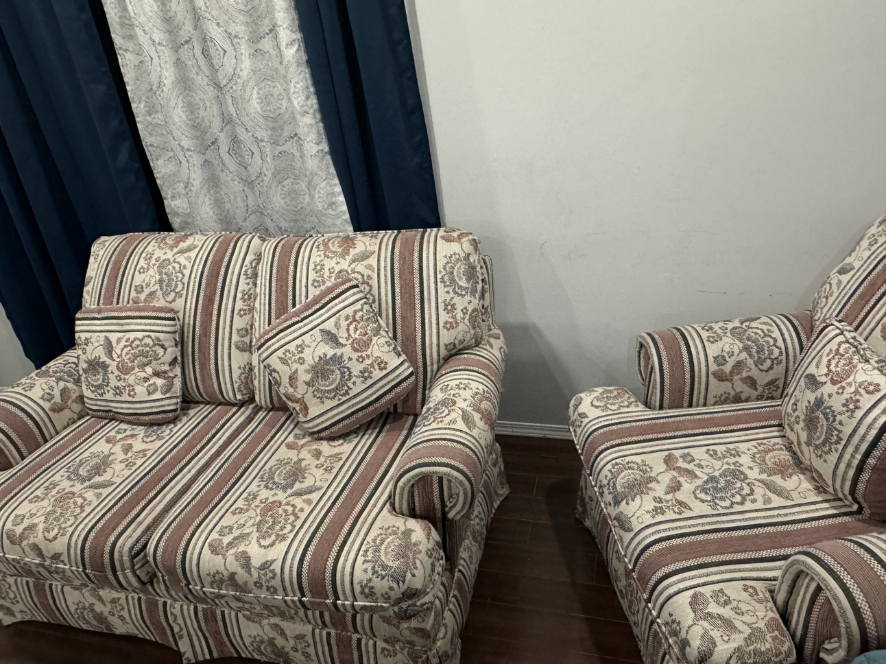 Loveseat and Armchair Set (Moving sale )