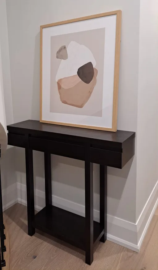 Wood console table thumbnail