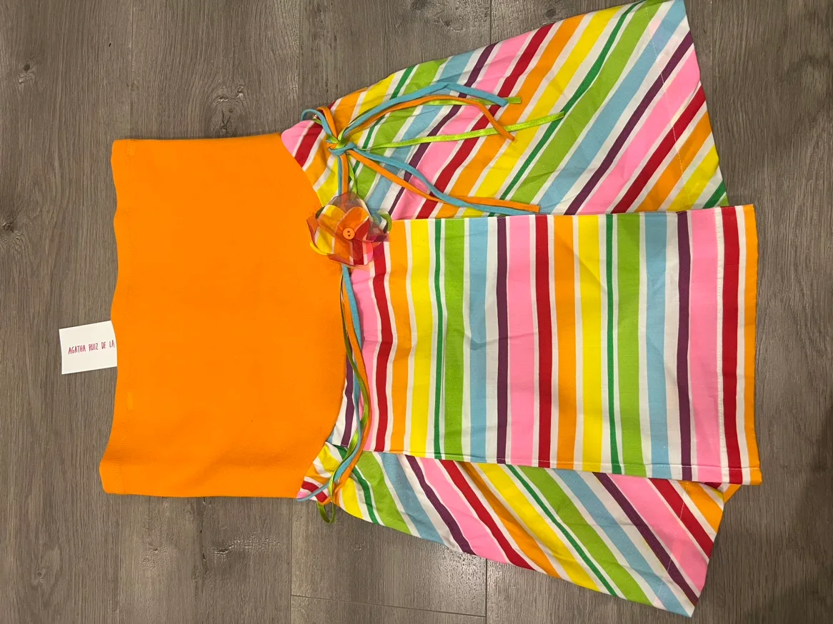 Rainbow Striped Maternity Skirt Small /Medium image indicator(7)