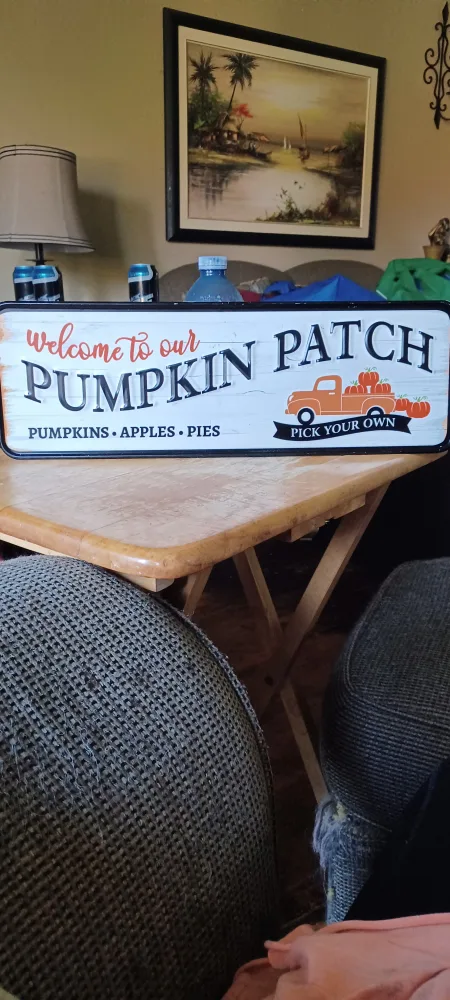 Metal Pumpkin Patch Sign thumbnail