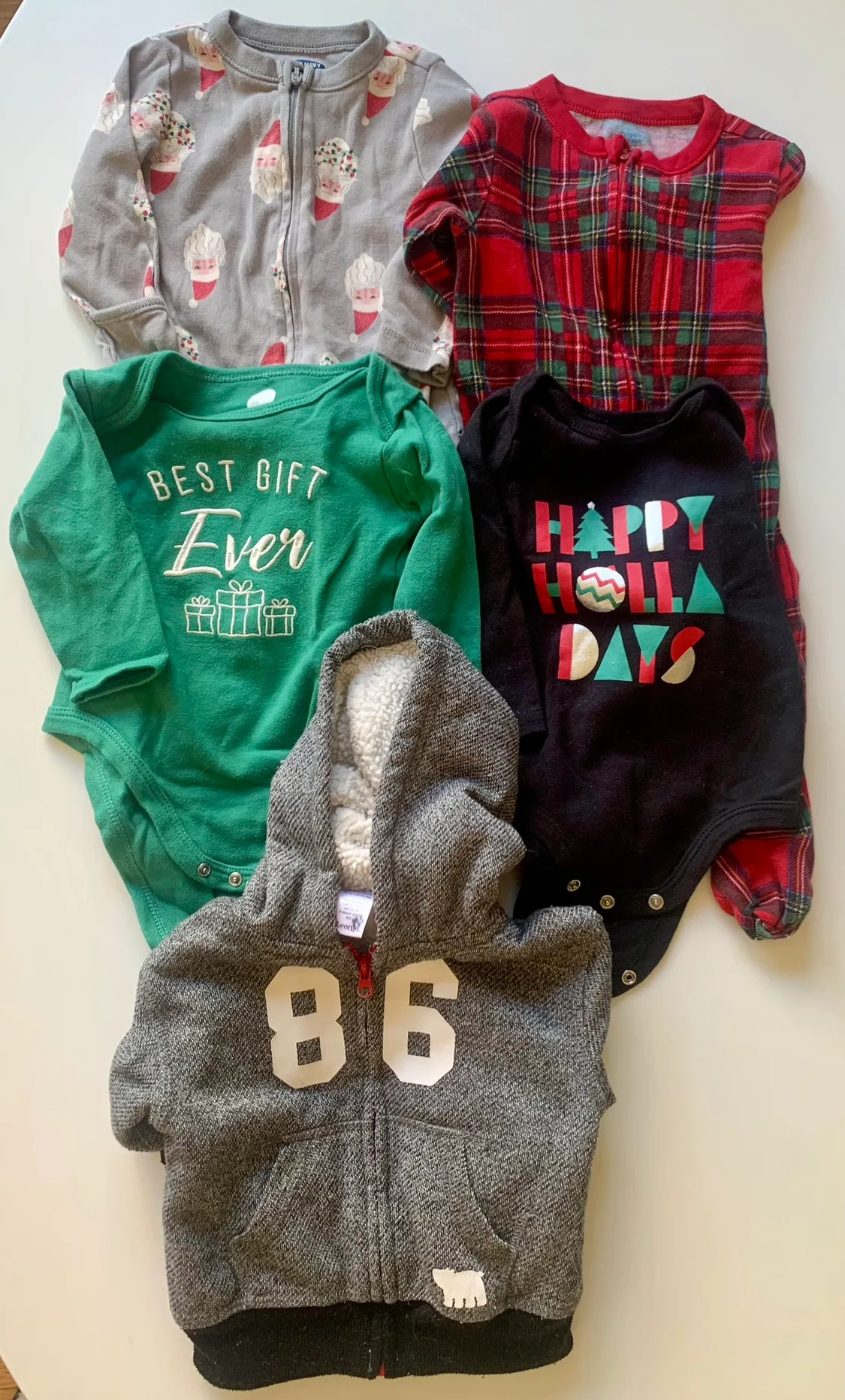 Baby Christmas Onesies, Sleepers and Hoodie thumbnail