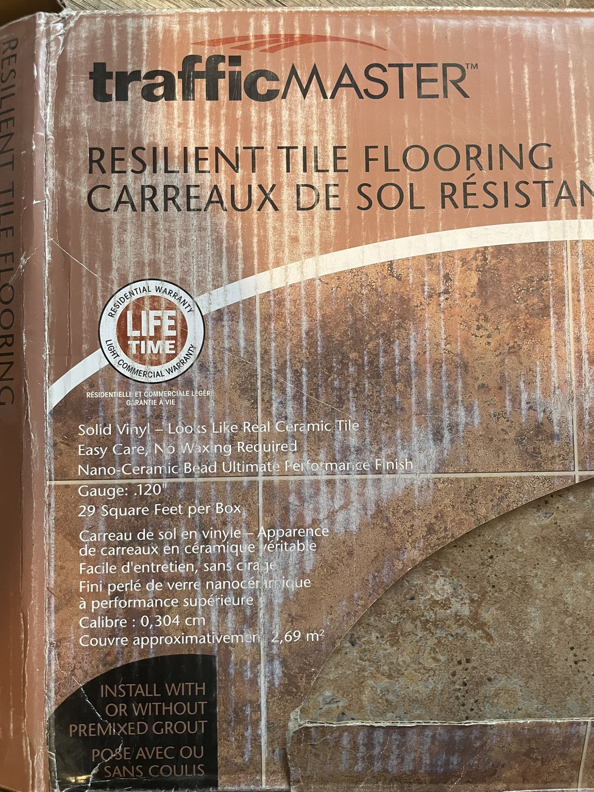 Trafficmaster Resilient Tile Flooring