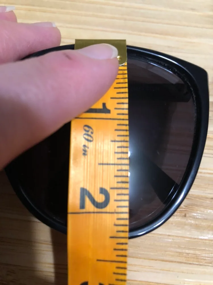 Vintage 80’s Oversized Cat-Eye Black Sunglasses image indicator(10)