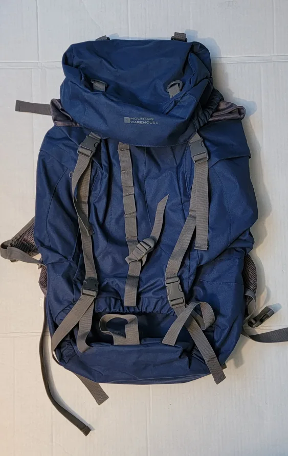 Mountain Warehouse Tor 65L Backpack, Dark Blue image indicator(4)