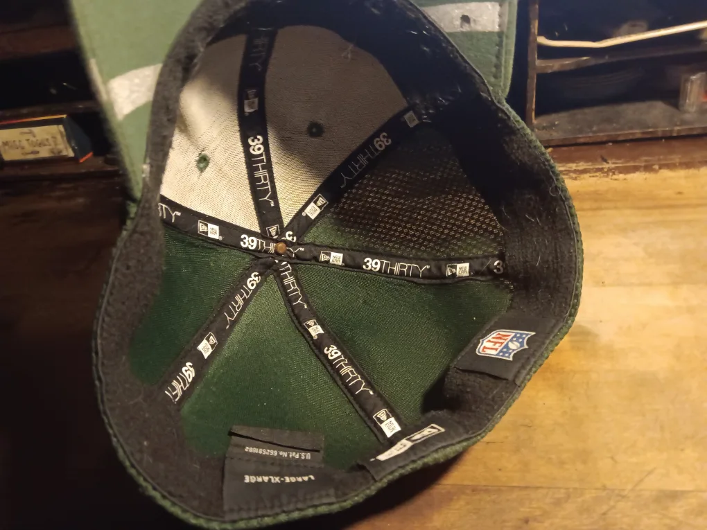 New Era 39Thirty New York Jets Cap (Green) #freecycle image indicator(3)