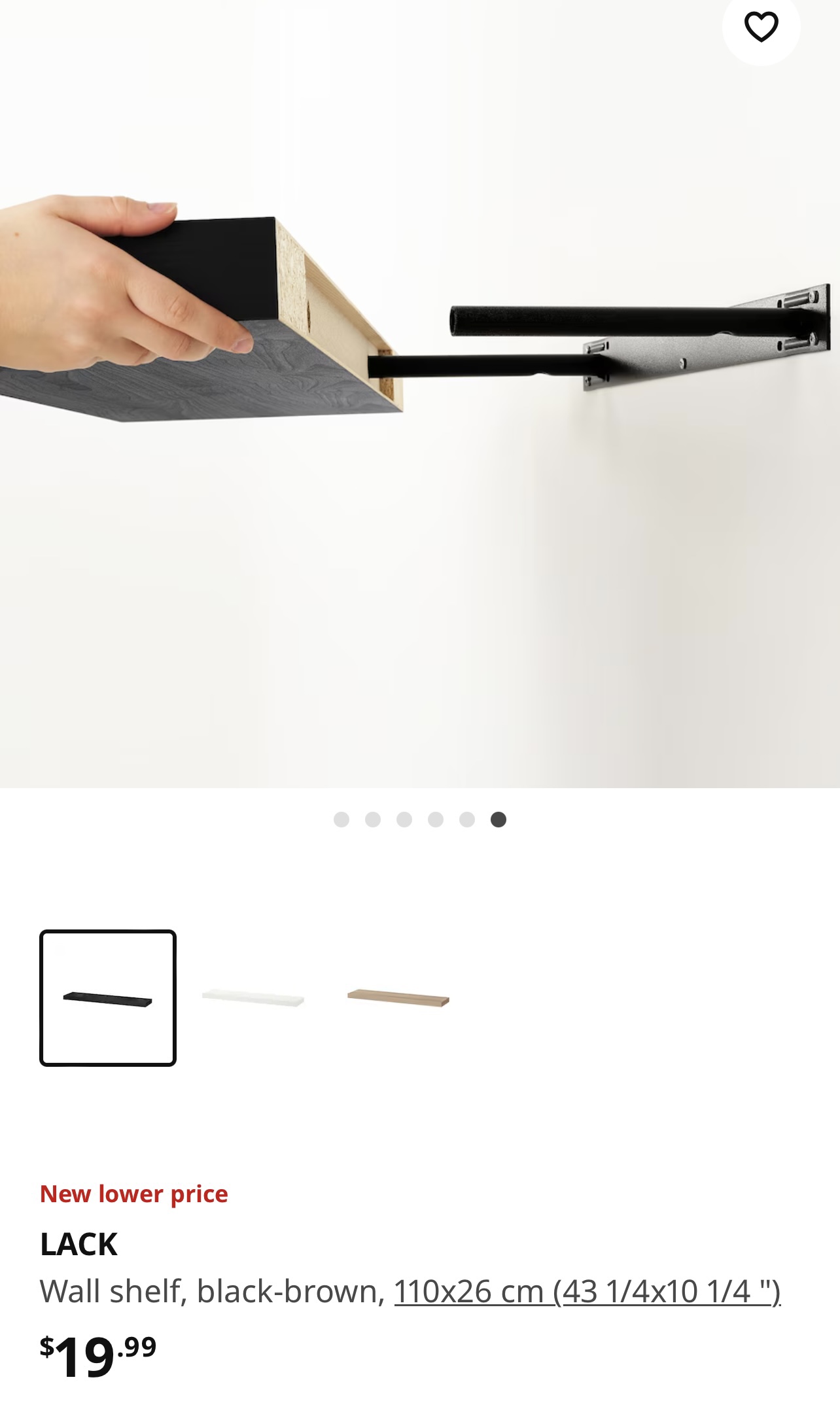 3 IKEA LACK Wall Shelves - photo 4