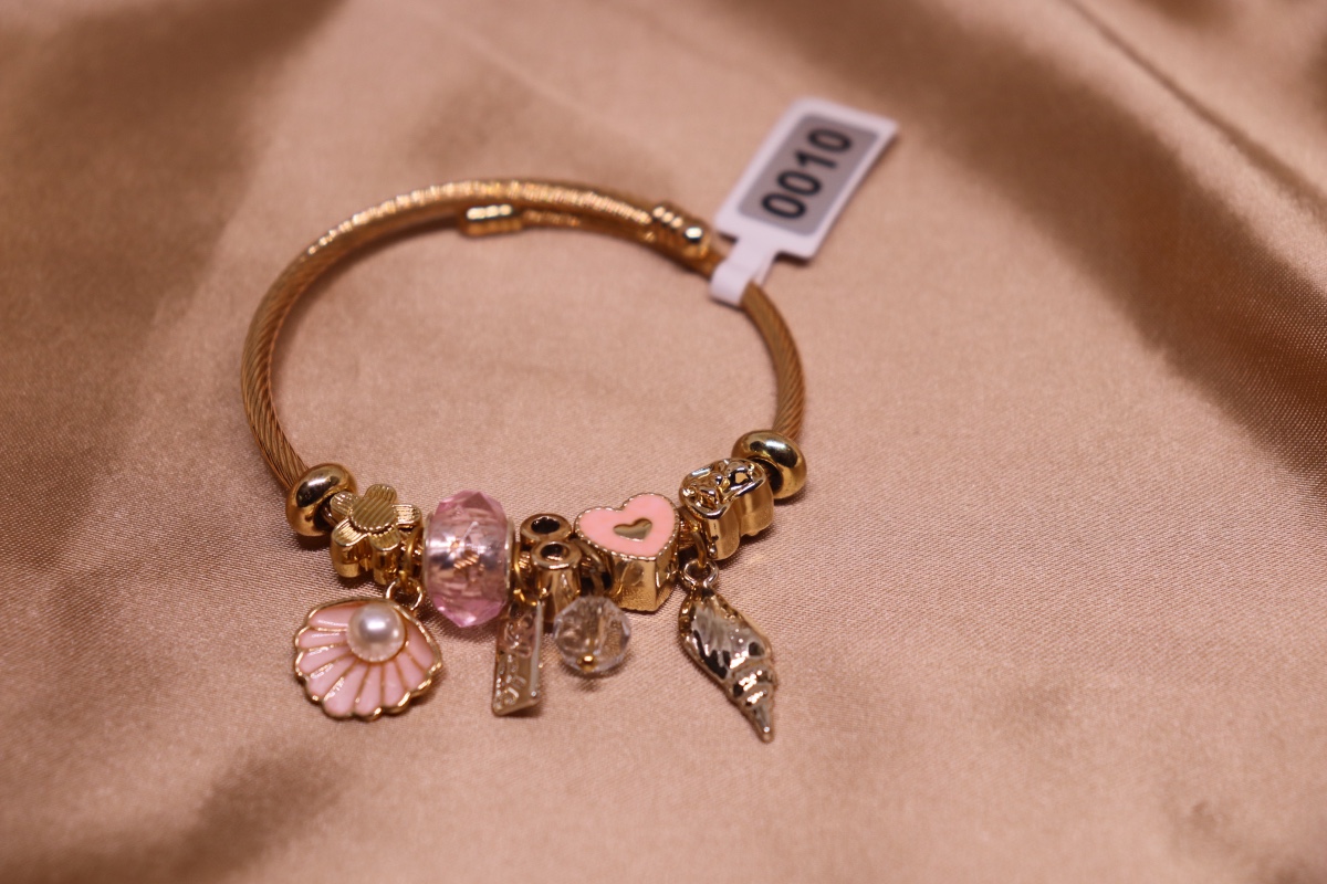 18K Gold Plated  Charm Bracelet