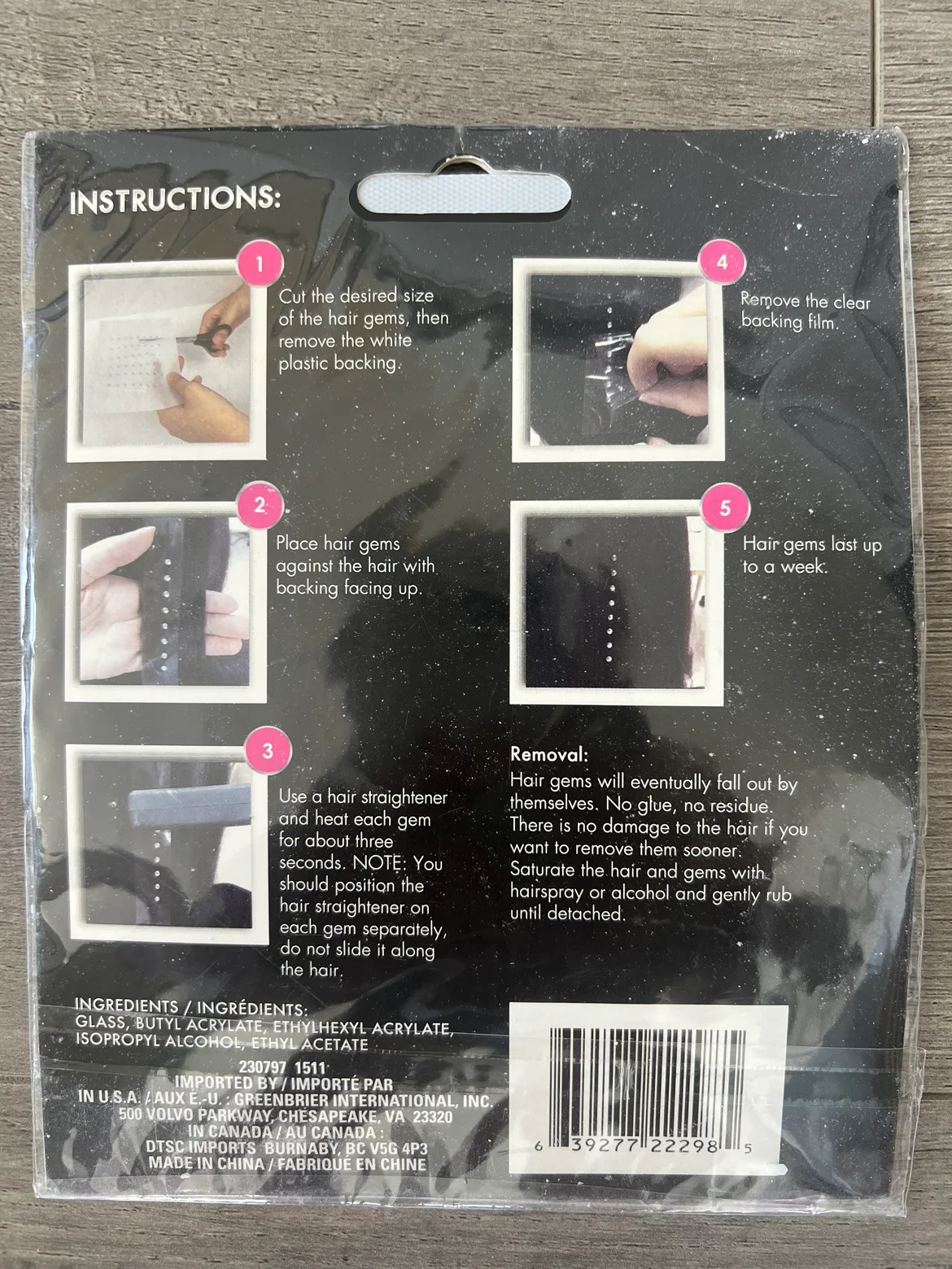 Blue Hair Gems 48 piece set image indicator(3)