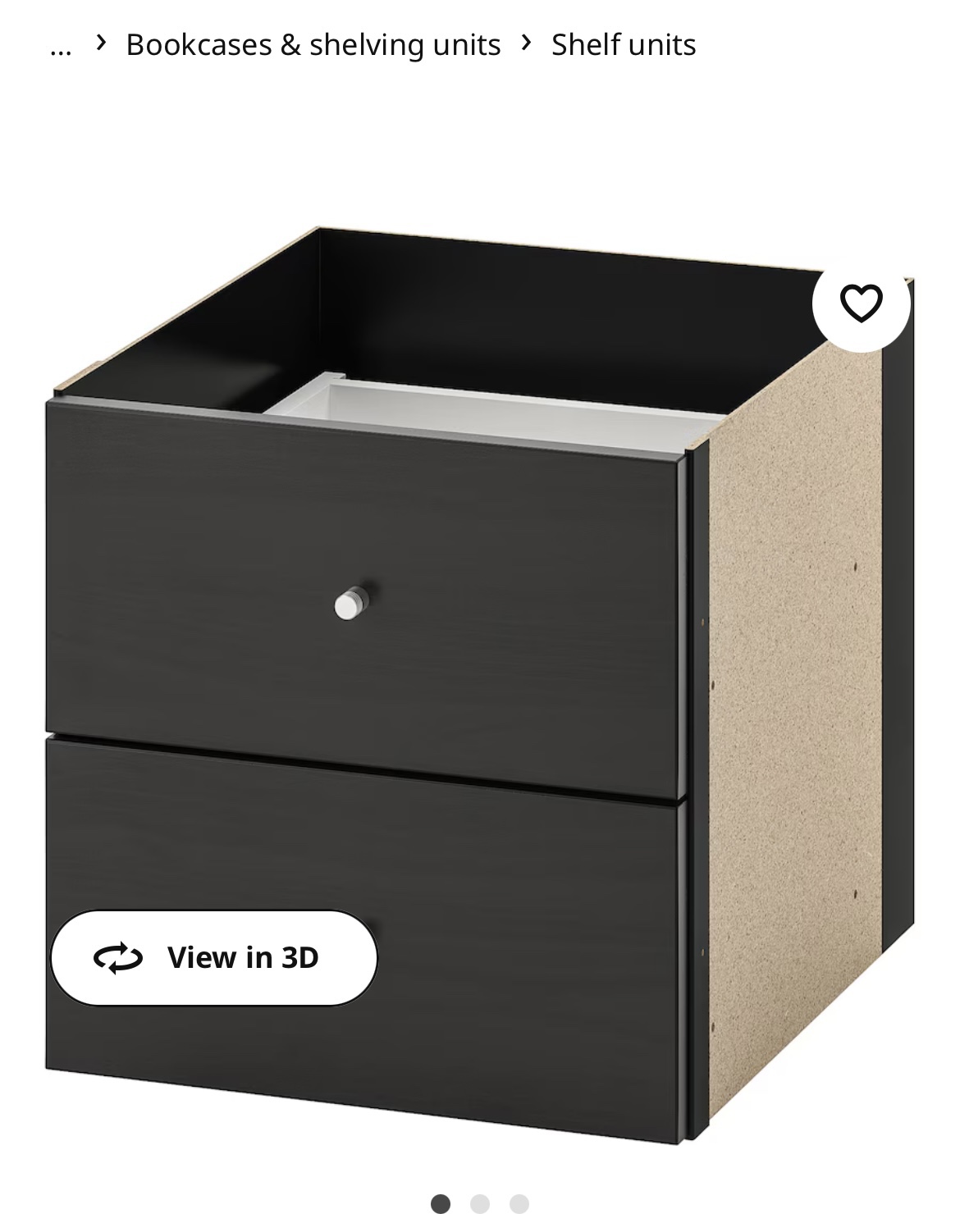Black Cube Shelving Unit - photo 4