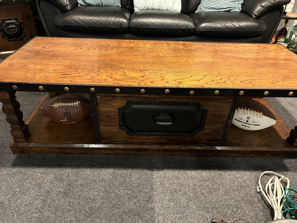 Vintage coffee table and 2 end tables