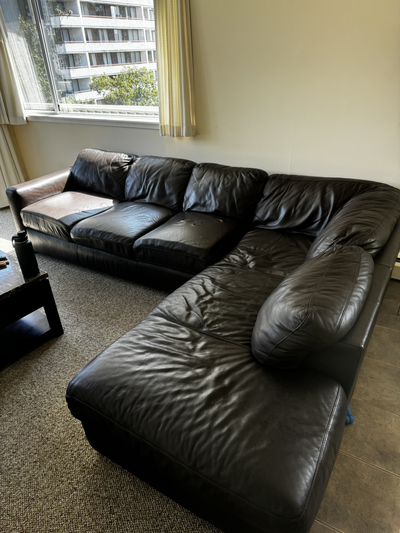 Leather Sectional Sofa - photo 2