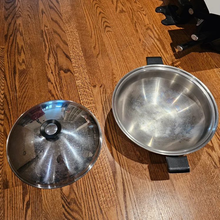 large Stainless Steel pot thumbnail