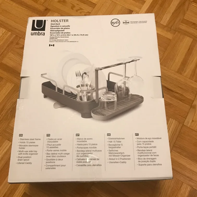 Umbra HOLSTER DISH RACK - New (Open box) image indicator(6)