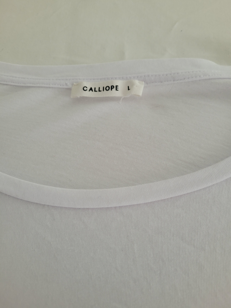 White T-Shirt with Rhinestone Stars From Italia 🇮🇹 - photo 3