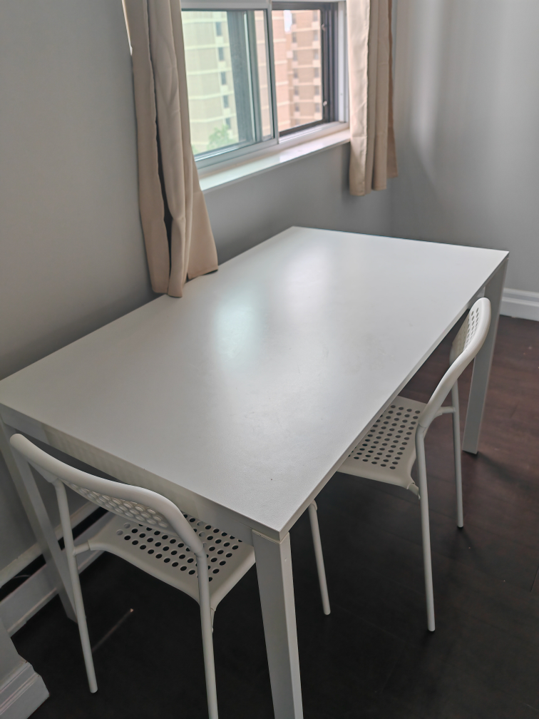 IKEA MELLTORP Table and Two Chairs