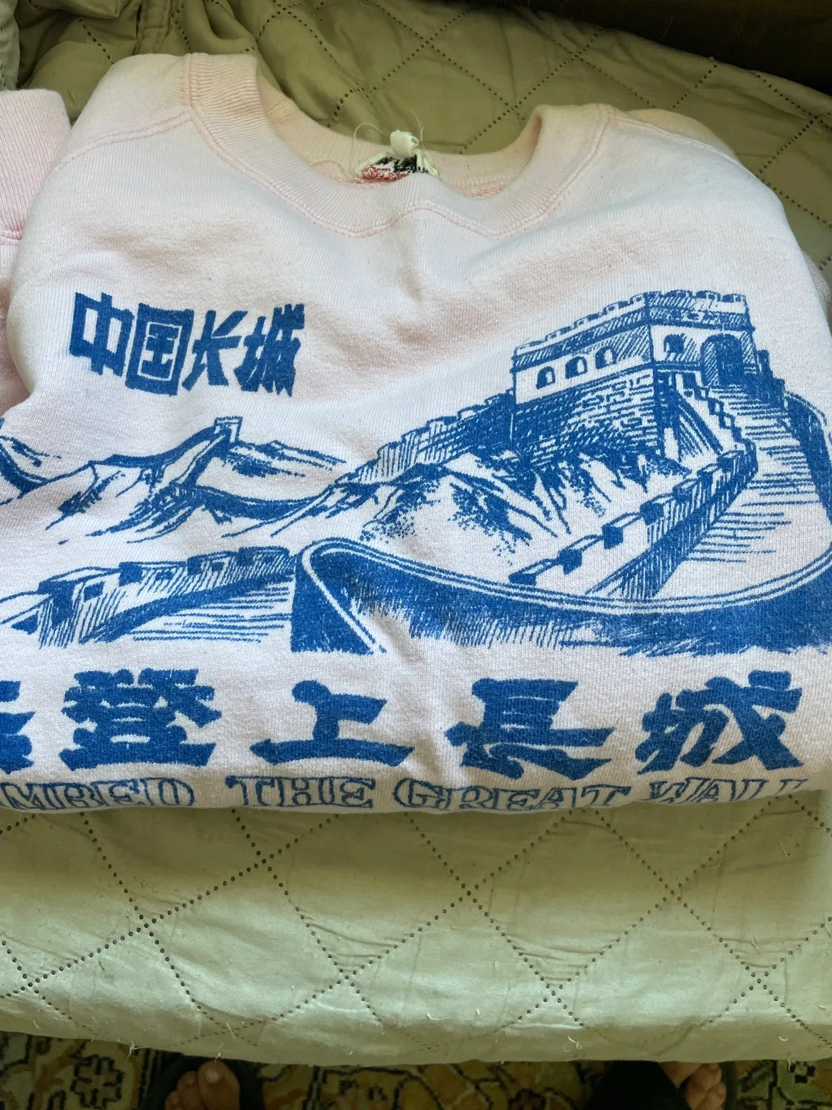 Vintage Great Wall of China Sweatshirt #freecycle thumbnail