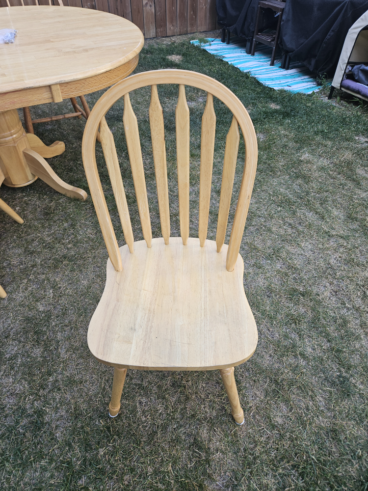 Solid Wood Table & Chairs - photo 3