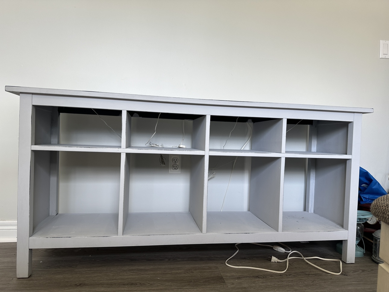 Grey TV Stand with Shelving - photo 4