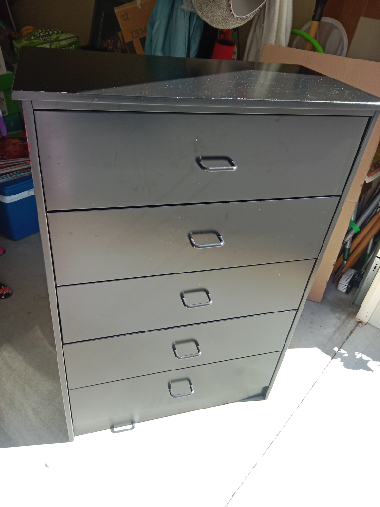 Black dresser with five drawers - photo 2