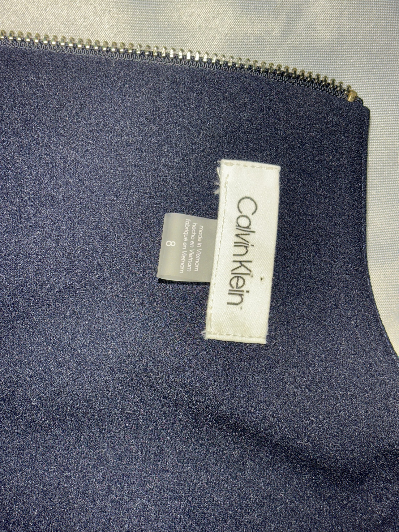 Calvin Klein Navy Blue Dress size 8 - photo 4