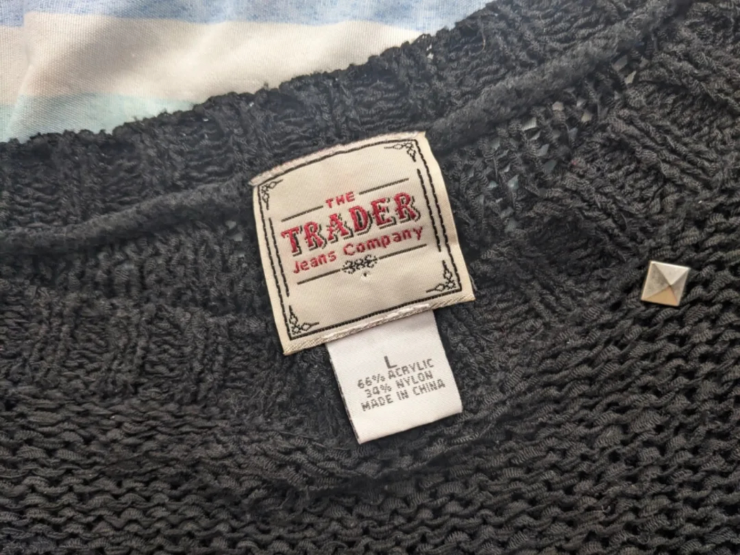 Black Studded Sweater image indicator(5)