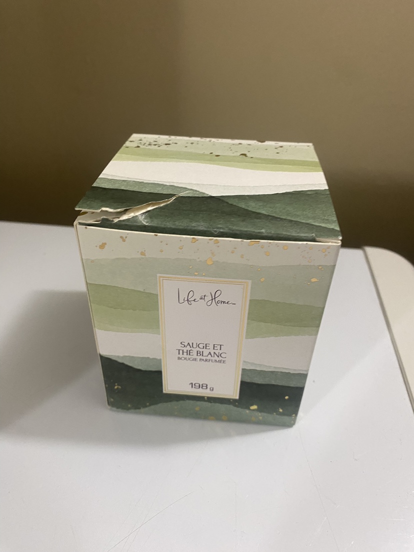 Life at Home Sage & White Tea Scented Candle - photo 2