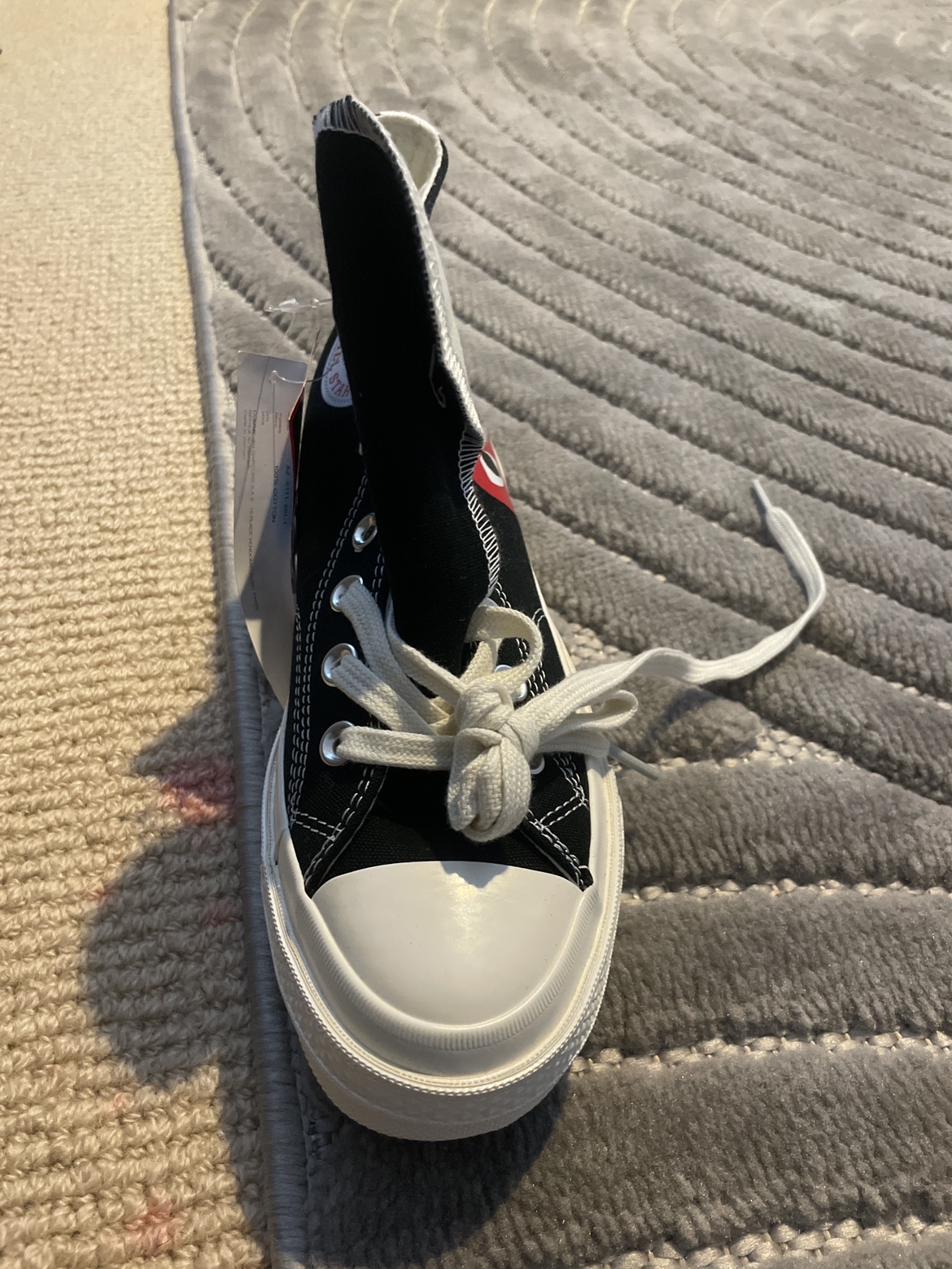 Converse Play Comme des Garçons Chuck Taylor High Tops - photo 4