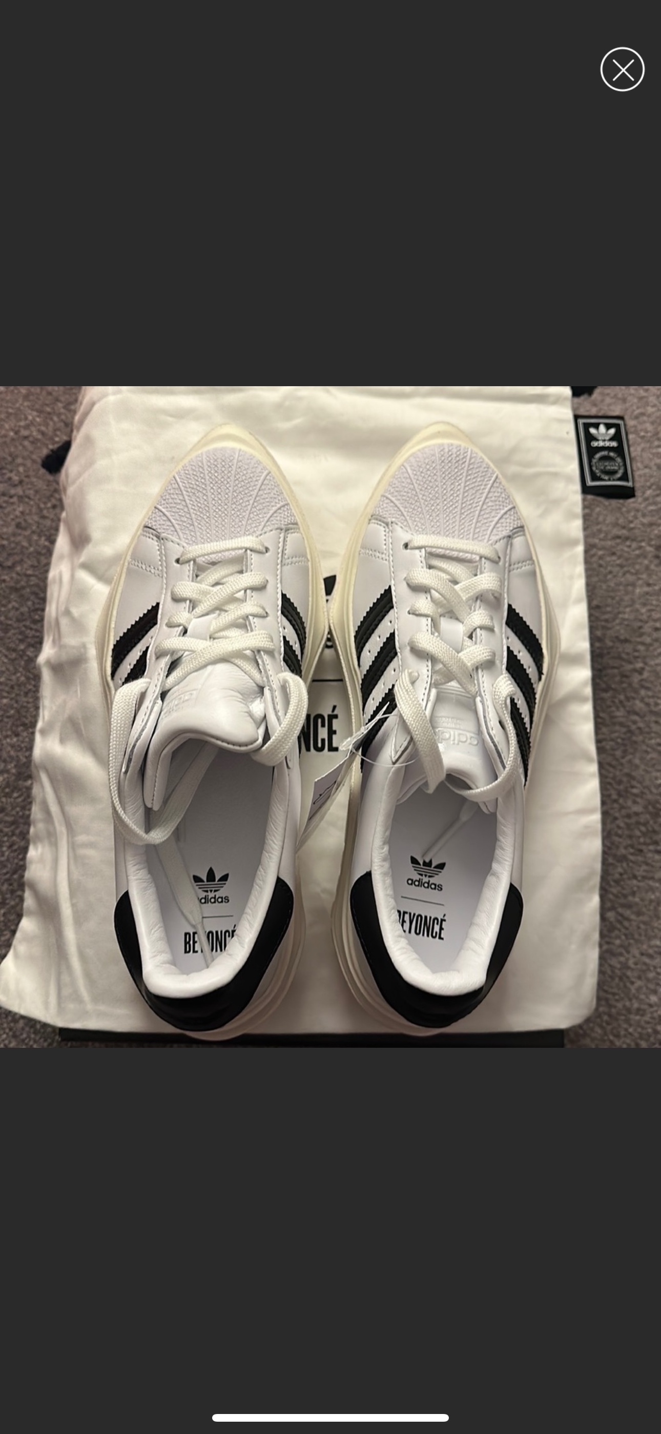 New in box Adidas Beyonce Ivy Park Superstar