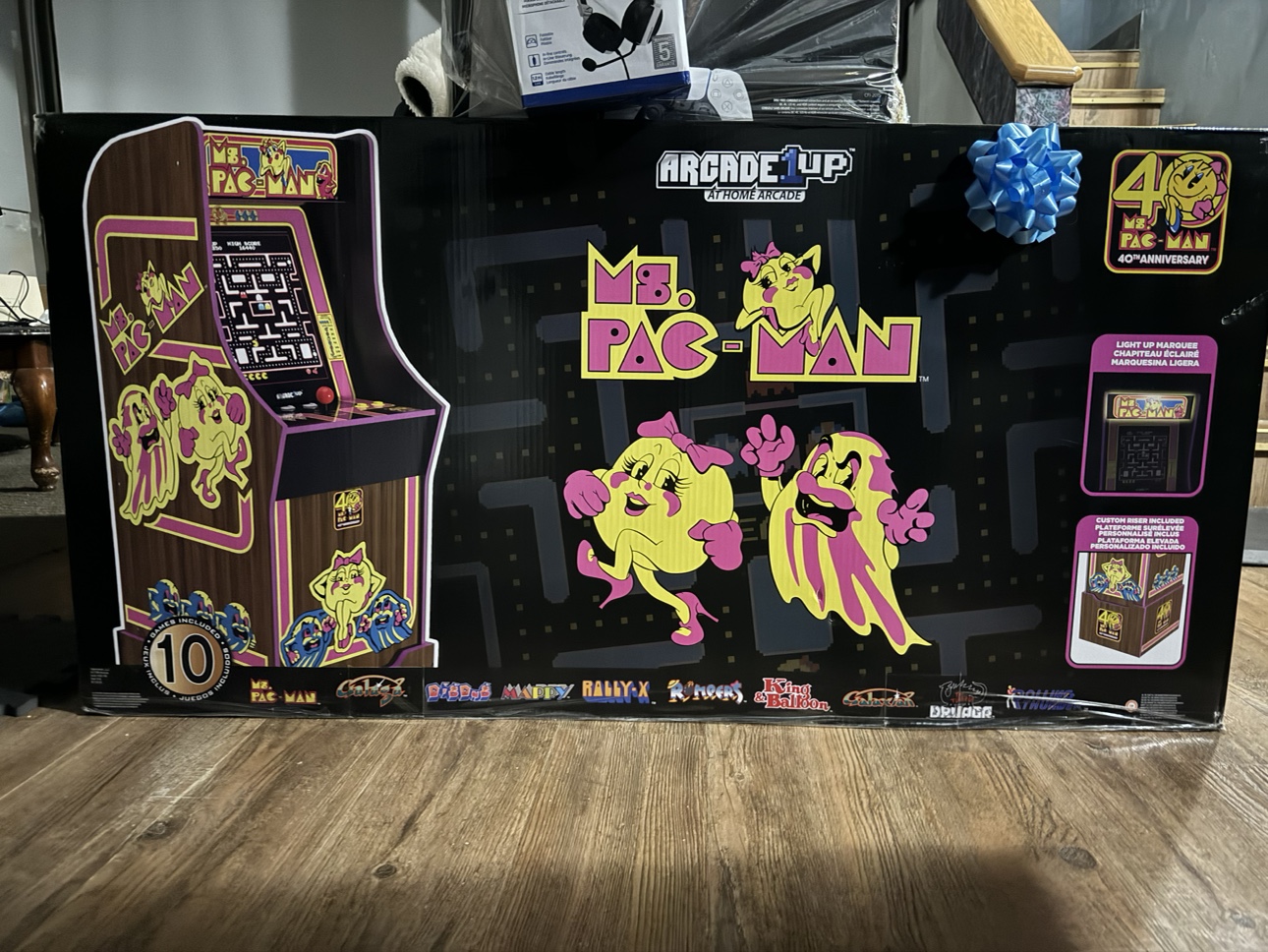 Arcade1Up Ms Pac-Man 40th Anniversary Collection Arcade Machine