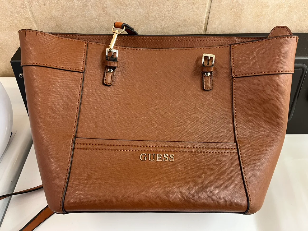 Guess Brown Tote Bag 🔥Final Sale 🔥 thumbnail
