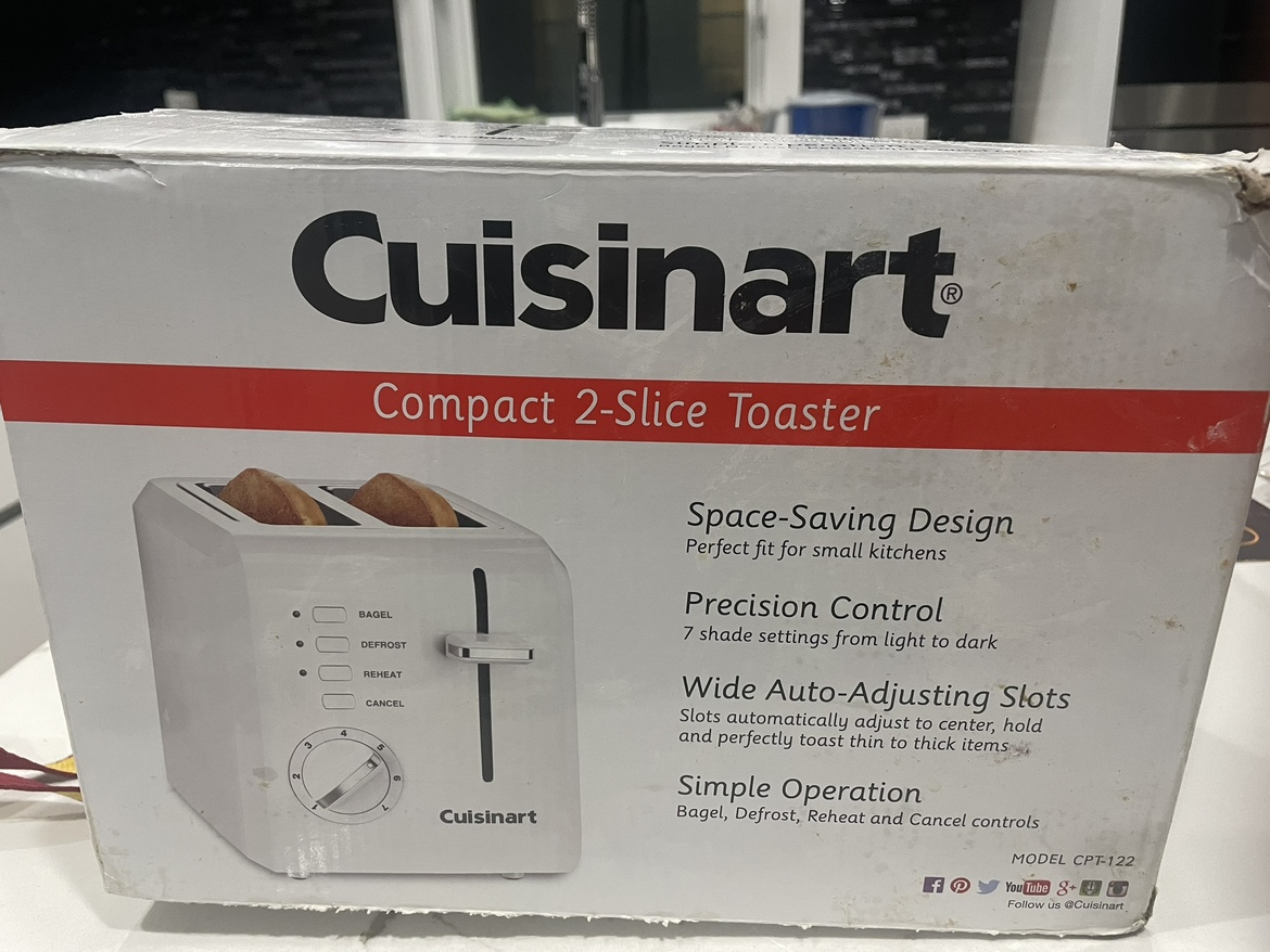 Cuisinart Compact 2-Slice Toaster  #freecycle - photo 2