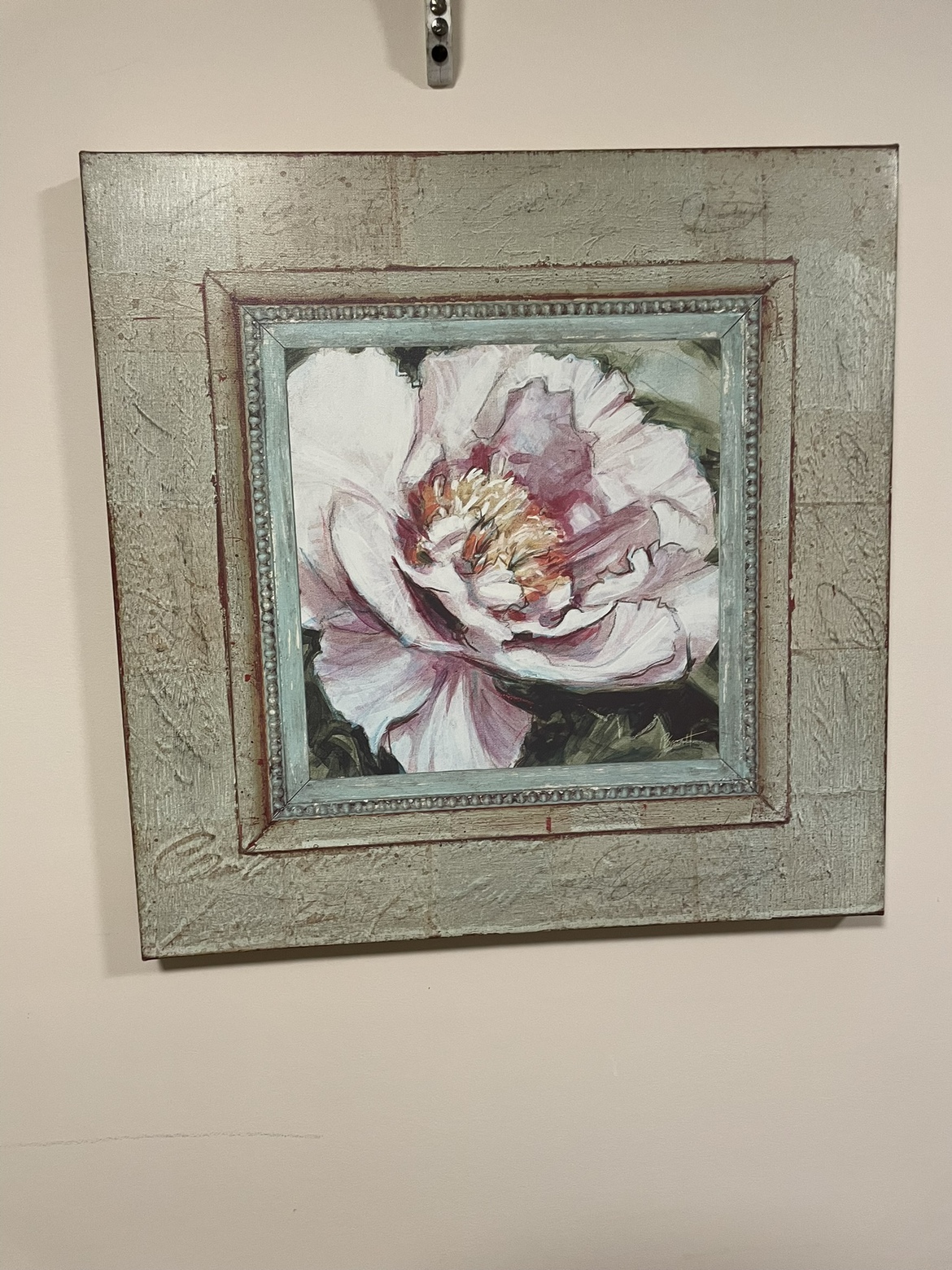 Set of Two Framed Floral Art Prints