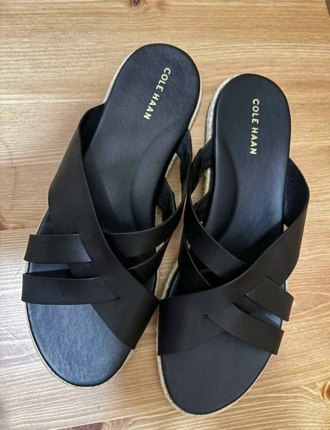 Cole Haan Black Sandals thumbnail