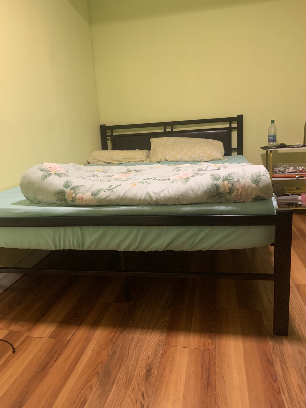 For Sale: Black Steel Bed frame with Mattress
