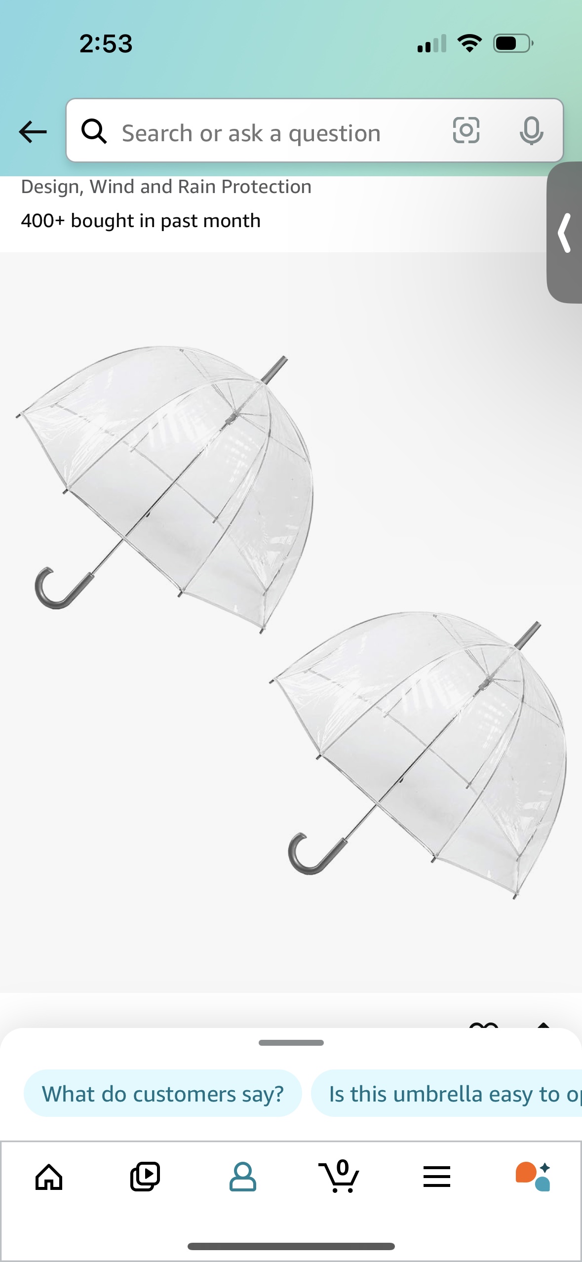 Clear Umbrella