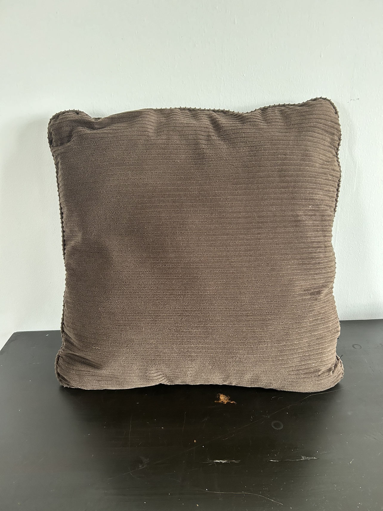 Brown Corduroy Pillow with cover