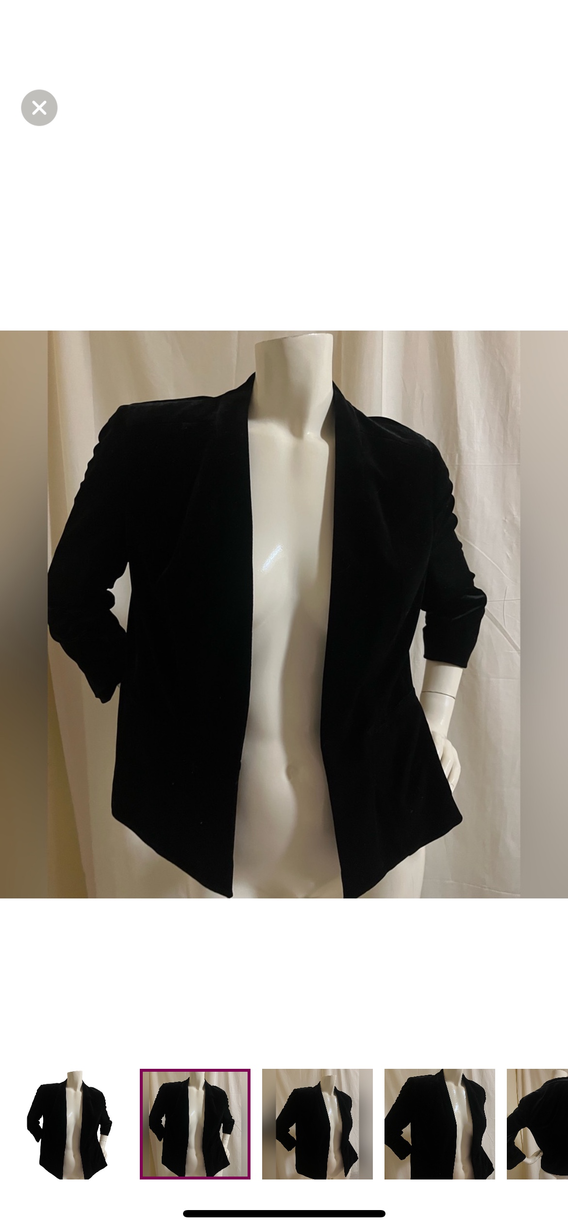 KASPER Black Velvet Jacket - photo 2