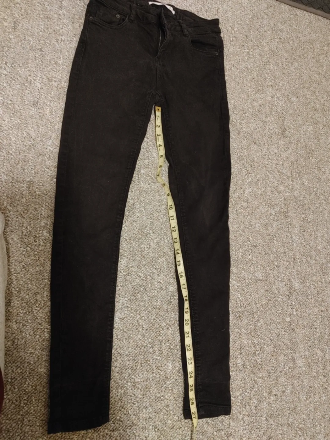 Zara Black Skinny Jeans image indicator(2)